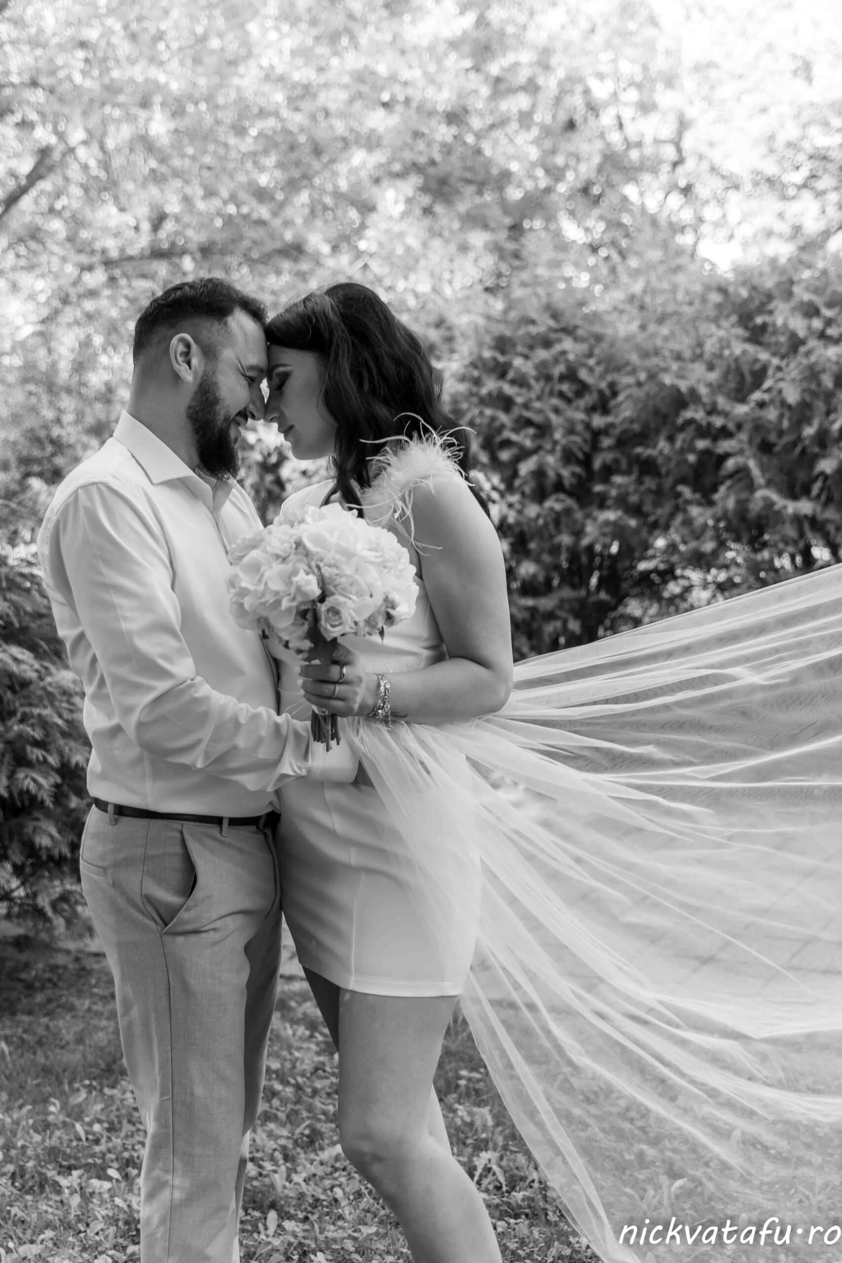 fotograf cununie civila sedinte foto portret alb negru
