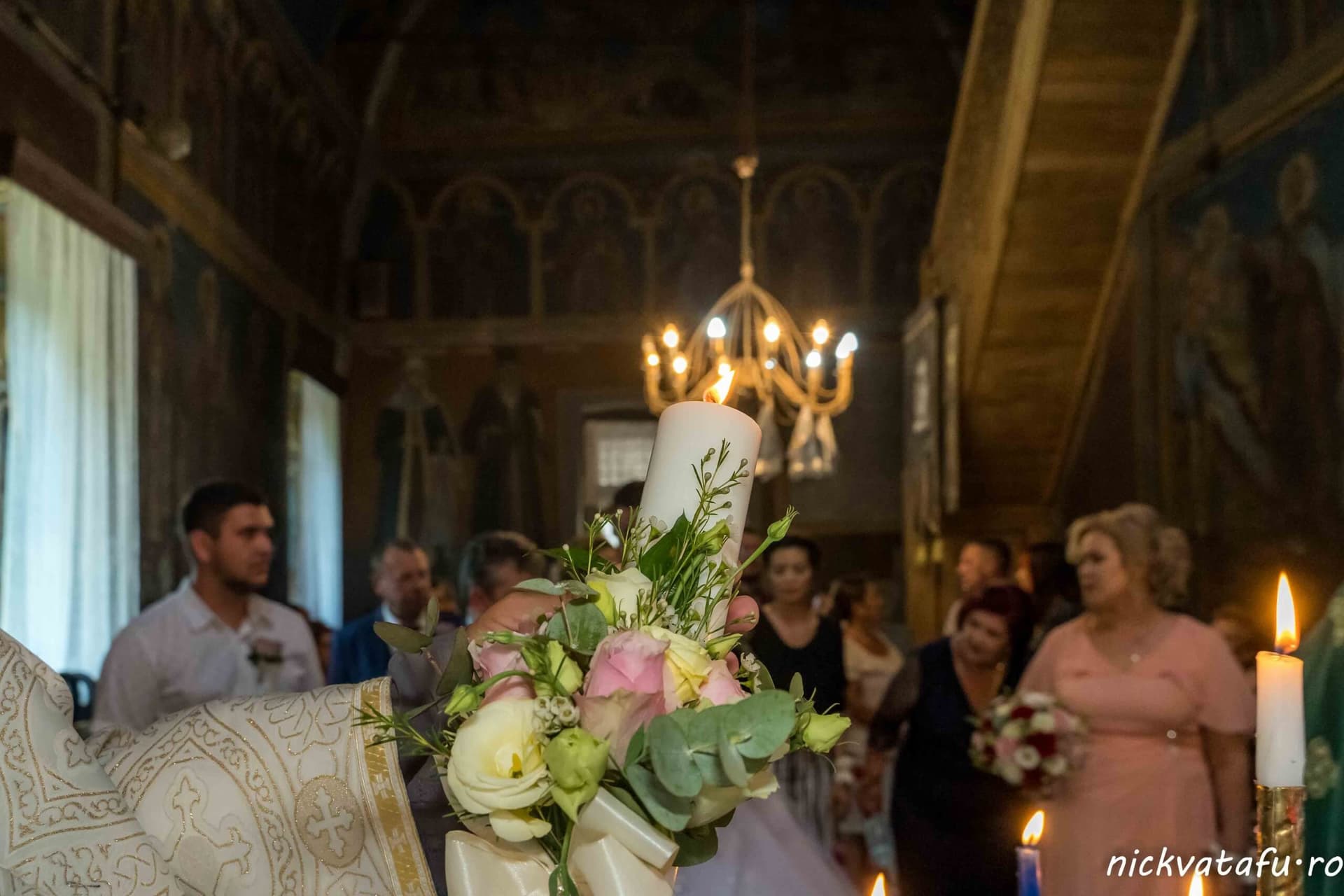 lumanare nunta biserica