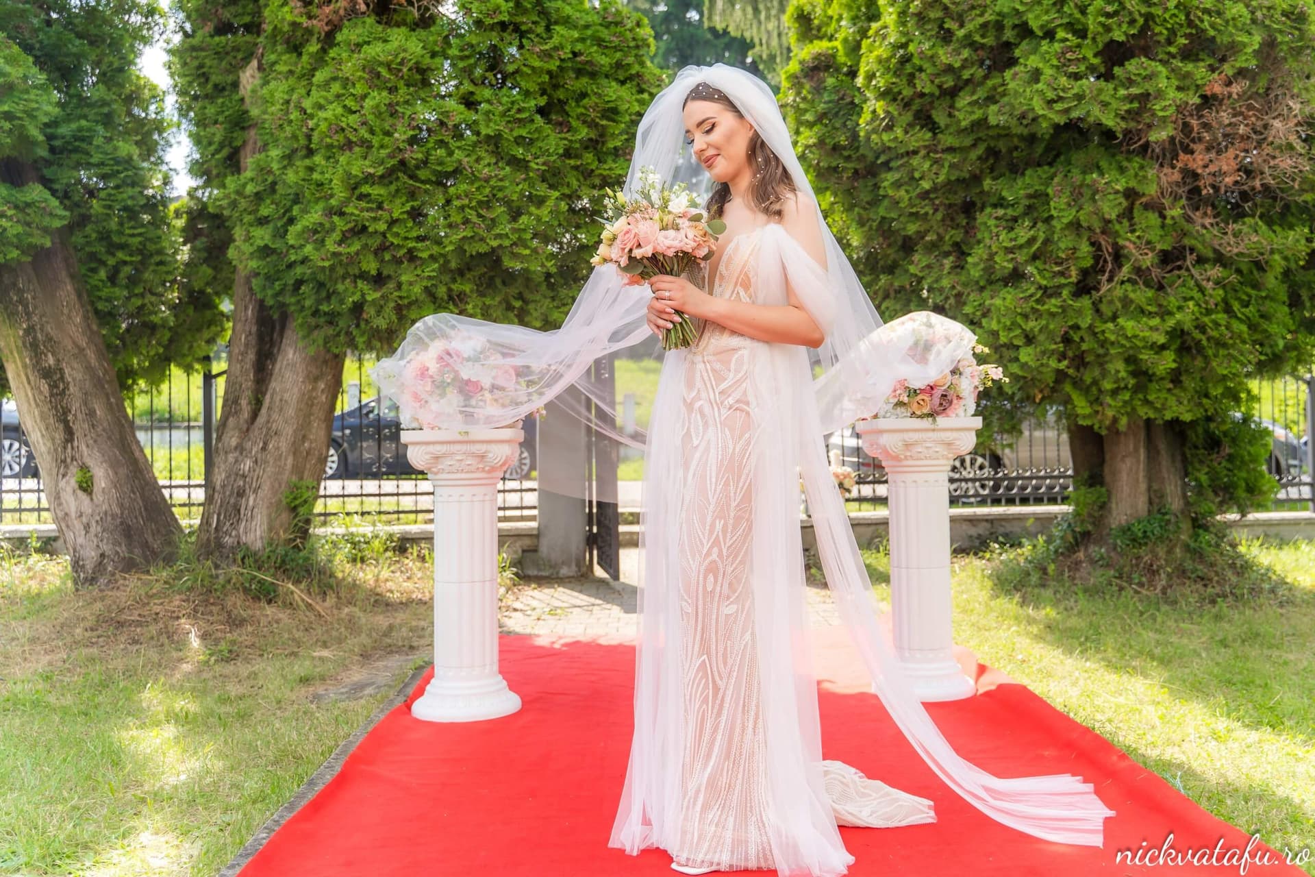 fotograf nunta rochie mireasa voal sedinta foto